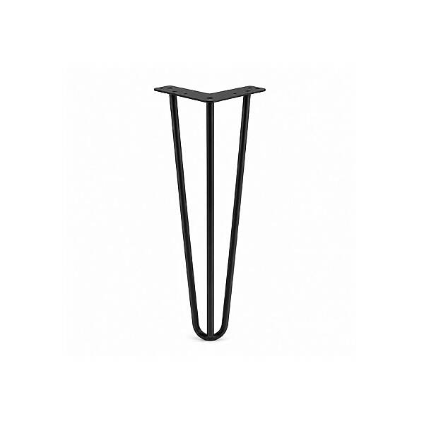 Nobel Üçgen Sehpa Ayağı Siyah 40cm Ayak (1278-40-02) - 2