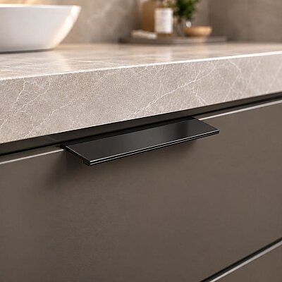 Nobel Yaris Siyah Entegre Kulp 96mm (2545-96-02) - Nobel