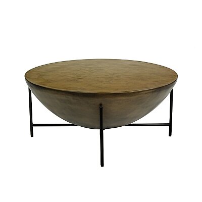 Nord Brass Orta Sehpa 42*90 cm (MS.SEH0039) - Vitale