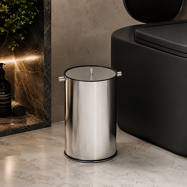 Vitale Banyo Nova Çöp Kovası 5 Litre Krom (KBW-908CR) - 1