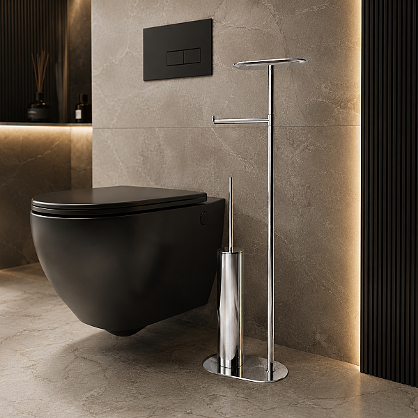 Vitale Banyo Nova Hareketli Wc Set Yuvarlak Krom (KBW-836-1CR) - 3