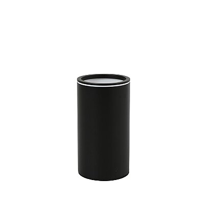 Vitale Banyo Nova Tezgah Üstü Yuvarlak Diş Fırçalık Mat Siyah (KBW-632MB) - Vitale Banyo