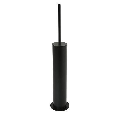 Vitale Banyo Nova Yuvarlak Tuvalet Fırçası Mat Siyah (KBW-8857MB) - Vitale Banyo