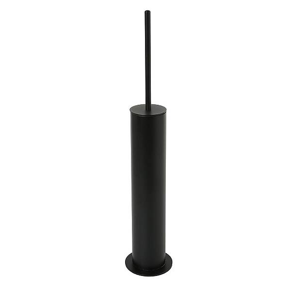 Vitale Banyo Nova Yuvarlak Tuvalet Fırçası Mat Siyah (KBW-8857MB) - 1