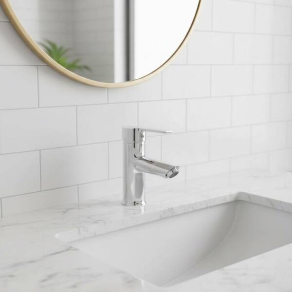 Nsa Tuana Kartal Lavabo Bataryası Krom (A083) - 1