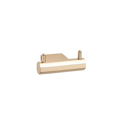 System Banyo Octagon İkili Askılık Gold Renk 34x60x80 mm (BA1026 012 GL) - System Banyo