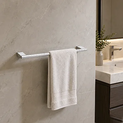 System Banyo Octagon Uzun Havluluk Krom Renk 20x75x450 mm (BA1026 004 CR) - System Banyo (1)