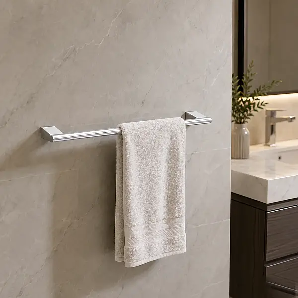 System Banyo Octagon Uzun Havluluk Krom Renk 20x75x450 mm (BA1026 004 CR) - 2