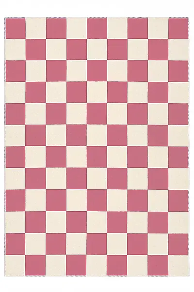 Odessa Pembe Krem Damalı Yıkanabilir Bohem Dijital Baskı Şönil Genç Oda Giyinme Salon Ev Oda Halısı 120x200 - 1