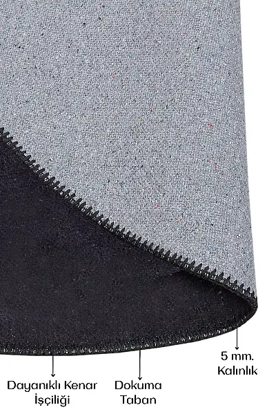 Odessa Turuncu Krem Damalı Yıkanabilir Bohem Dijital Baskı Şönil Mutfak Salon Ev Oda Koridor Halısı 120x200 - 4