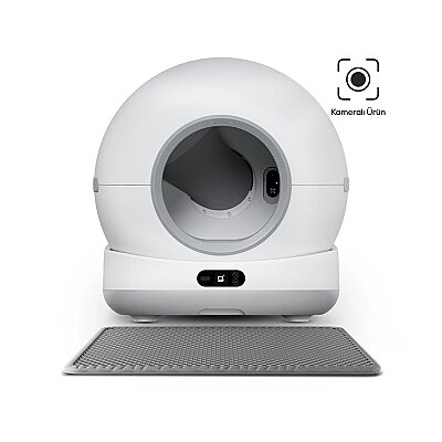 Otomatik Kedi Tuvaleti (Kameralı) | 72 Lt, 1080p, Mobil Kontrol, Wifi, Akıllı Kedi Tuvaleti (X8623) - Xenon Smart