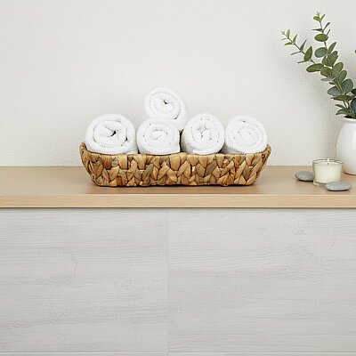 Oval Hasır Ekmek Sepeti 28*6 cm (AMZ34) - 3