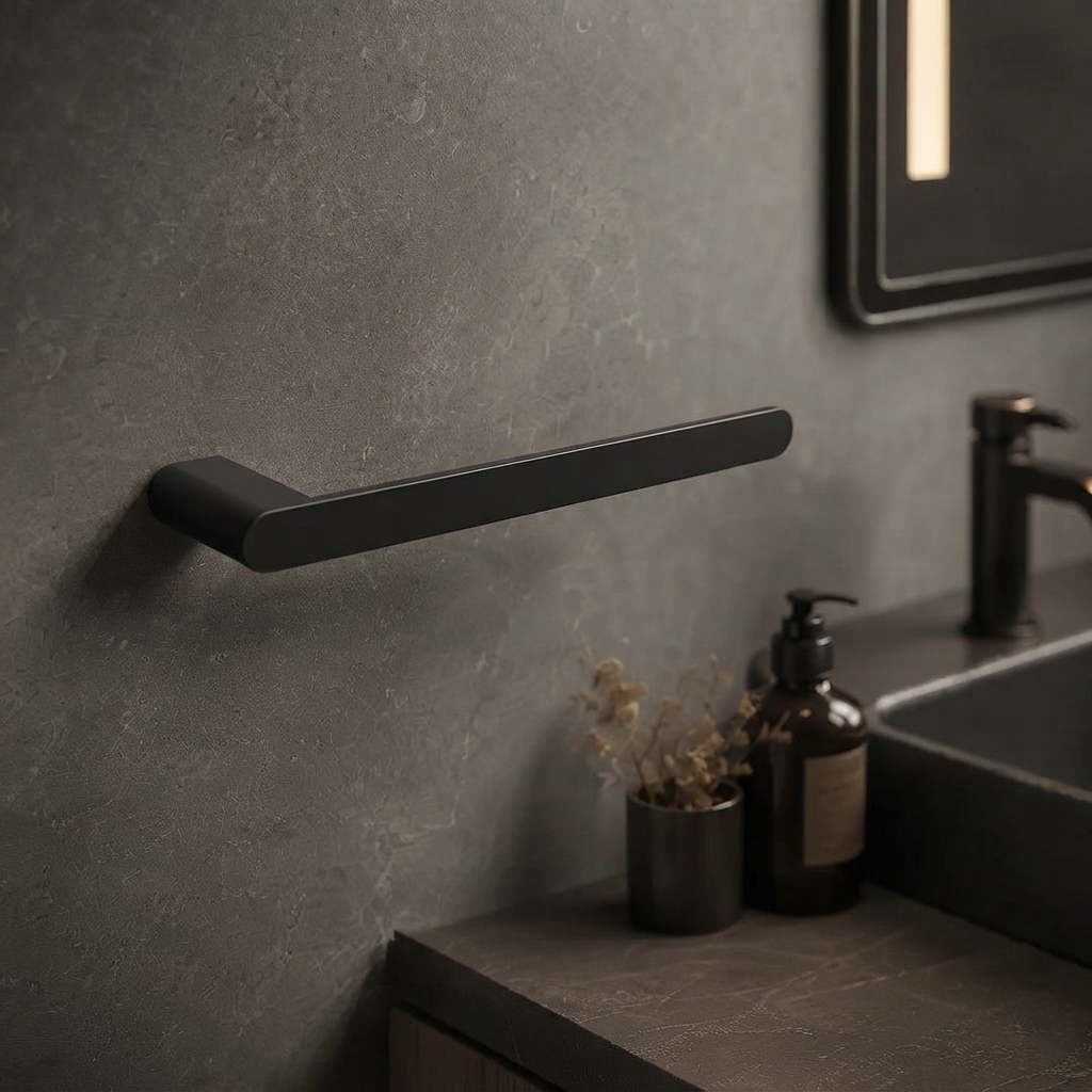 System Ovalin Kağıt Havluluk Siyah Renk 25X63X293 Mm (BA1025 003 AL6) - System Banyo