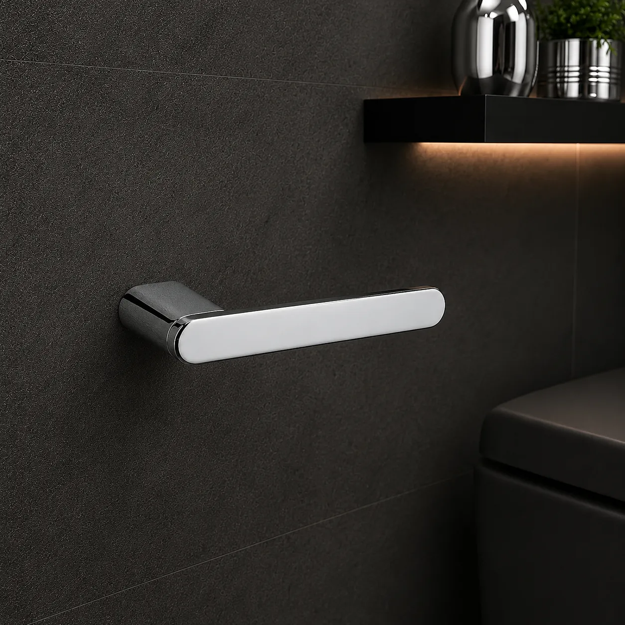 System Ovalin Tuvalet Kağıtlığı Krom Renk 25x63x159 mm (BA1025 002 CR) - 1