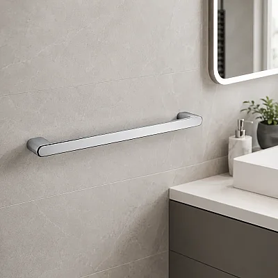 System Banyo Ovalin Uzun Havluluk Krom Renk 25x63x450 mm (BA1025 004 CR) - 1