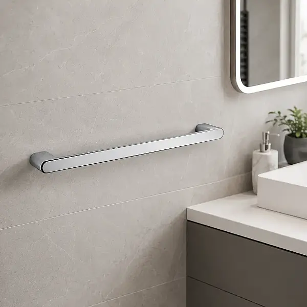 System Banyo Ovalin Uzun Havluluk Krom Renk 25x63x450 mm (BA1025 004 CR) - 1