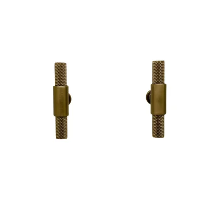 Özen 158 Modeli Antik Sarı Düğme Kulp (Ö158-D-94) - 3