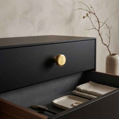 Özen 9128 Modeli Düğme Kulp Gold/Altın Renk (Ö9128-D-05) - Özen