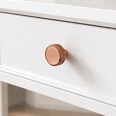 Özen 9129 Modeli Rose Renk Düğme Kulp (Ö9129-D-101) - 1