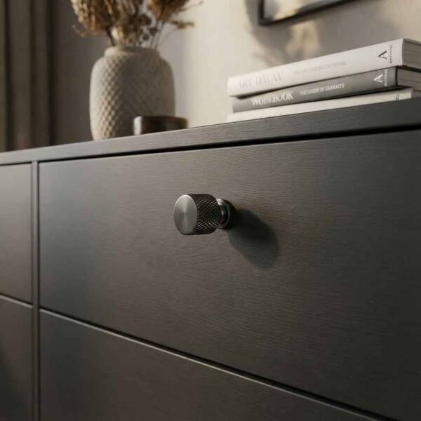 Özen 9130 Modeli Düğme Kulp Antrasit Renk (Ö9130-D-54) - 1