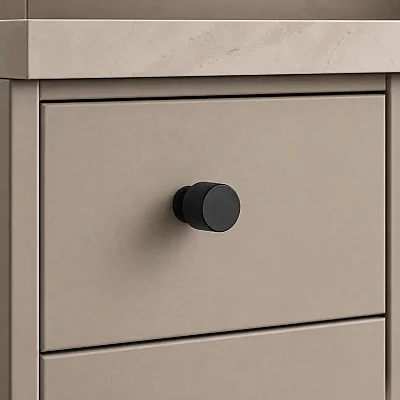 Özen 9131 Modeli Düğme Kulp Siyah (Ö9131-D-02) - 1