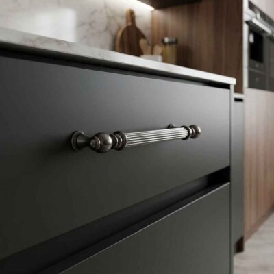 Özen Mobilya Kulbu Antrasit Renk 192mm Kulp (Ö147-192-54) - Özen