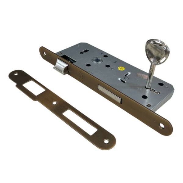 Özen Oda Kilidi Antik Sarı 40mm 23mm Ayna (700-40-23-01O-94) - 2