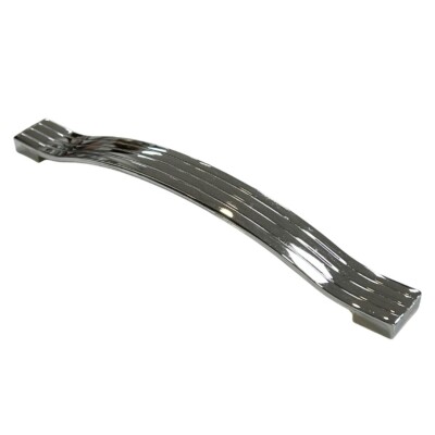 Özer Akasya Çizgili Dolap Kulbu Krom Renk 160mm Kulp (B-26-160-18/1) - 2