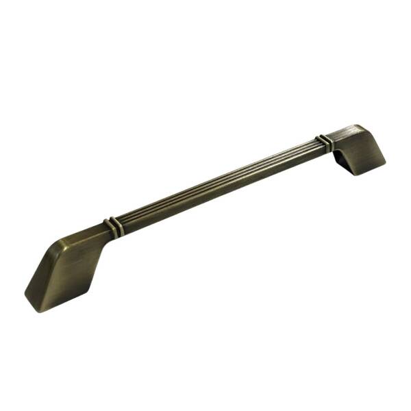 Özer Lort Çizgili Mobilya Kulbu Antik Sarı 160mm Kulp (B-3021-160-94) - 2