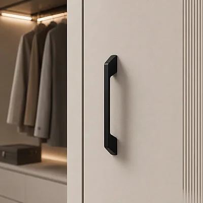 Özer Lort Mobilya Kulbu Siyah Renk 160mm Kulp (B-3020-160-02) - 1