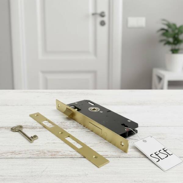 Özruh 35mm Sarı Oda Kilit Kapı Kilidi (OZR04) - 1