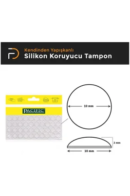 Pacific Silikon Ses Stoperi Şeffaf 10mm 1 Paket (PC2850) - 4