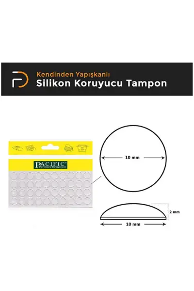 Pacific Silikon Ses Stoperi Şeffaf 10mm 1 Paket (PC2850) - 4
