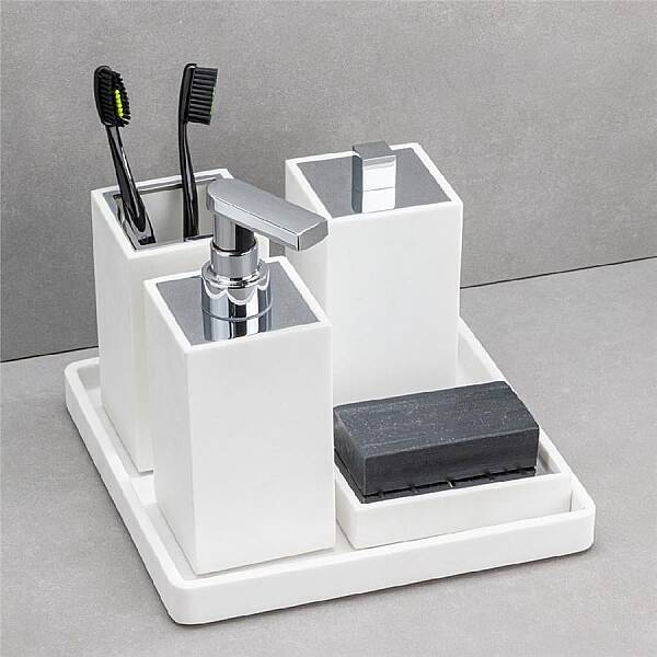 System Pamukluk Beyaz/Krom Renk 146x73x73 mm (BA2027 024 R1-CR) - 1