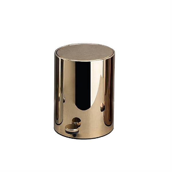 Pedallı Çöp Kovası Gold Renk 3 Litre 265x203x203 mm (BA4054 031 GL-GL) - 1