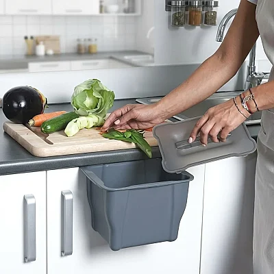 Pelikan Çok Amaçlı Çöp Kovası 5 Litre Antrasit Çöp Kovası (31110) - 1