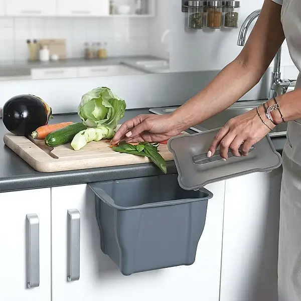Pelikan Çok Amaçlı Çöp Kovası 5 Litre Antrasit Çöp Kovası (31110) - 1