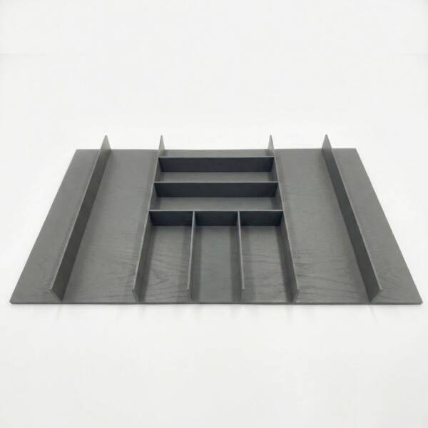 Pelikan Elit Çekmece İçi Ahşap Kaşıklık Antrasit 90 cm (E10090G) - 2