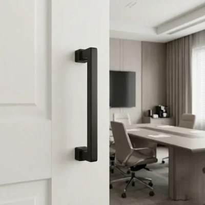 System Çekme Kapı Kolu Füme Renk Kol 192mm (PH9402 0192 BBN) - 1