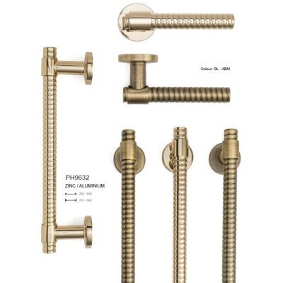 System Çekme Kol 25cm Antik Sarı Renk (PH9632 0250 ABM-ABM) - System (1)