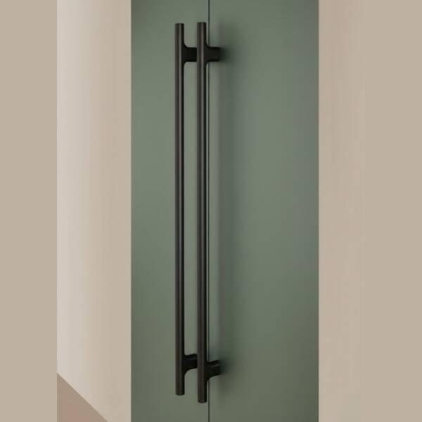 System Çekme Kapı Kolu Siyah Renk Kol 840mm (PH9745 0840 AL6) - 1