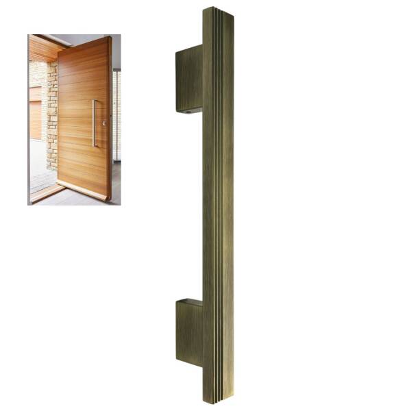 System Çekme Kapı Kolu Antik Sarı Kol 240mm (PH9783 0240 ABM-ABM) - 1