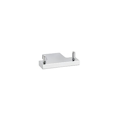 System Banyo Plaın İkili Askılık Krom Renk 28x60x80 mm (BA1027 012 CR) - System Banyo