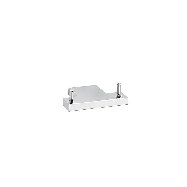 System Banyo Plaın İkili Askılık Krom Renk 28x60x80 mm (BA1027 012 CR) - 1