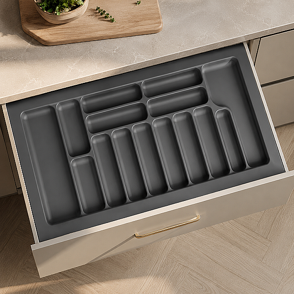 Starax 100 Cm Plastik Kaşıklık Antrasit (S-2293-AP) - 1