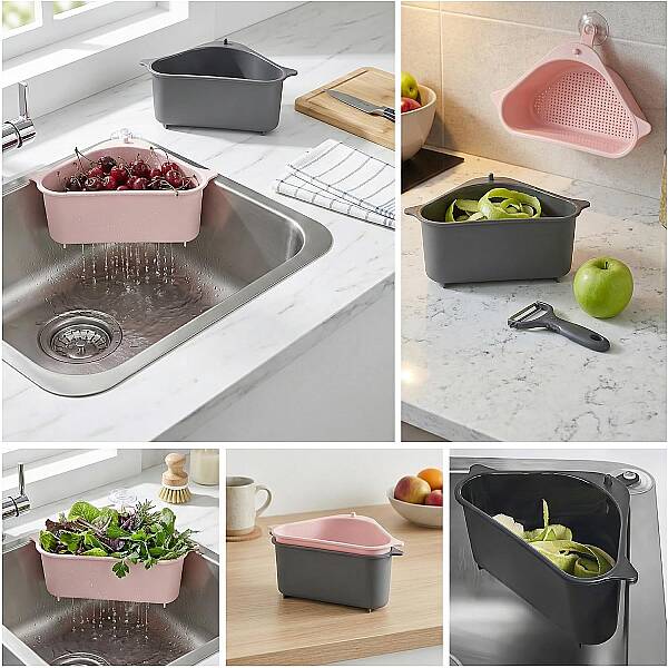 Plastik Lavabo Çöp Süzgeci Vantuzlu (AMZ31) - 2