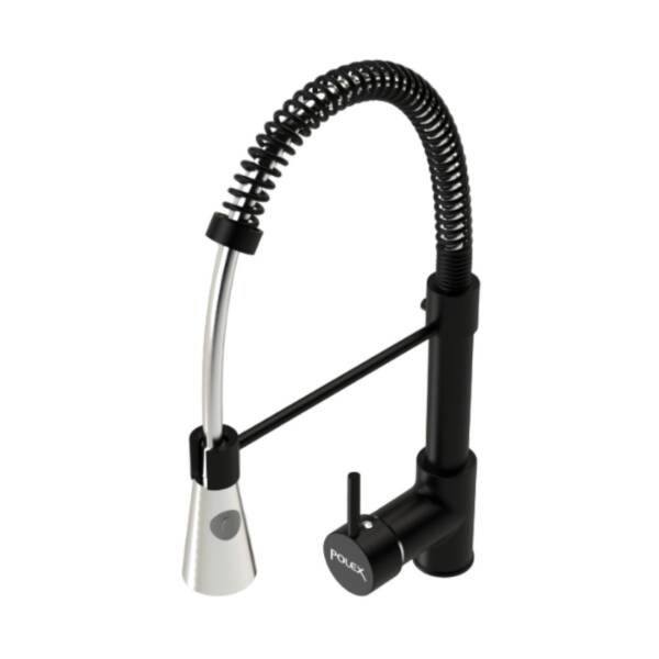 Polex Endüstriyel Spiralli Batarya Siyah Renk (POL25S) - 1
