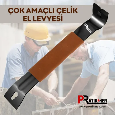 Pratikmen Çok Amaçlı Çelik El Levyesi (SL0549) - 5