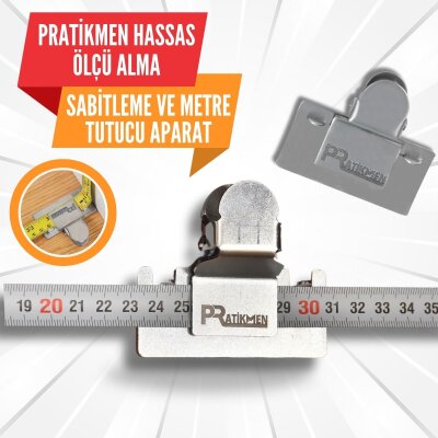Pratikmen Hassas Ölçü Alma Sabitleme ve Metre Tutucu Aparat (SL0532) - 2
