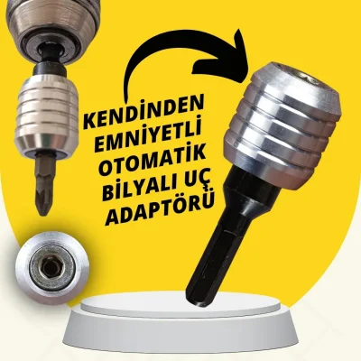 Pratikmen Kendinden Emniyetli Otomatik Bilyalı Uç Adaptörü (SL0559) - 1
